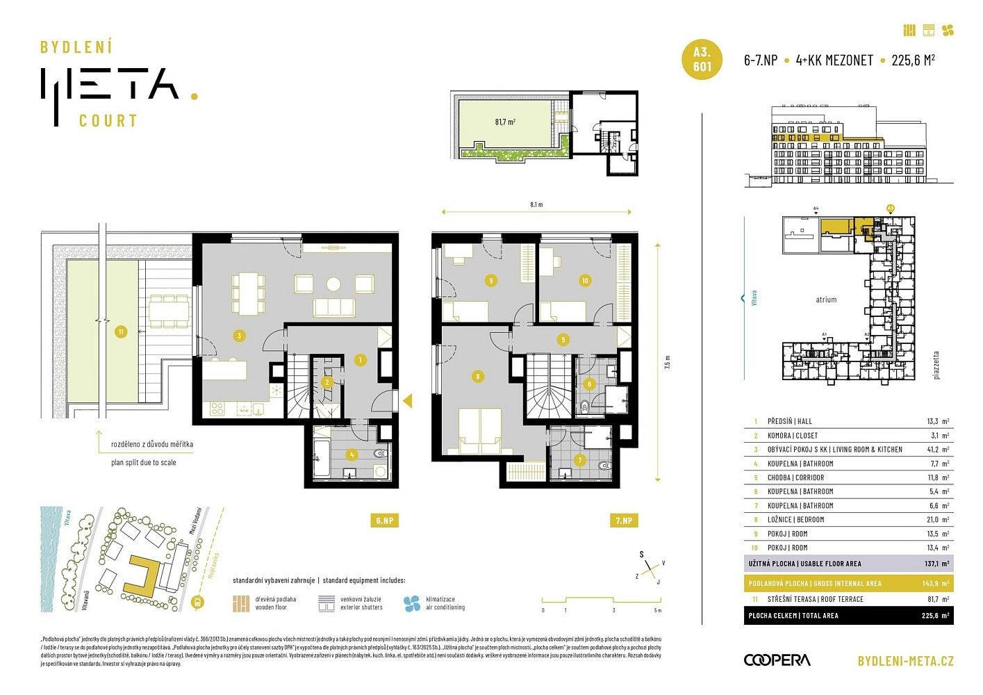 4+kk, Praha - Modřany, okres Praha 12, Hlavní město Praha, 137 m² - 2