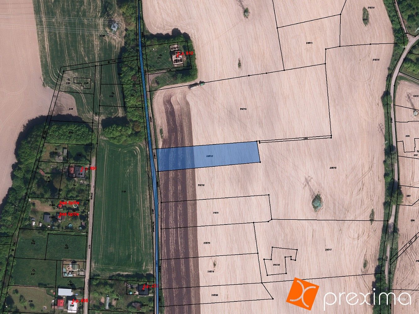 Zemědělské pozemky, Horní Suchá, okres Karviná, Moravskoslezský kraj