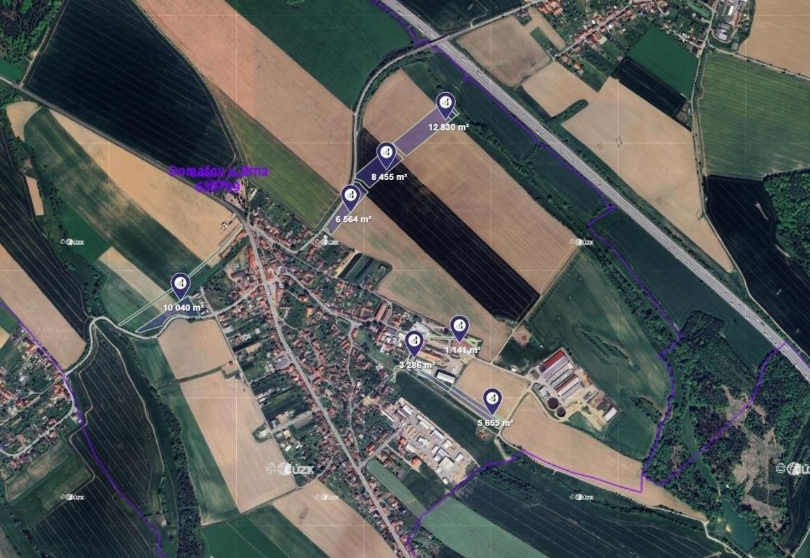 Prodej komerční pozemek - Domašov, 24 424 m² - 5