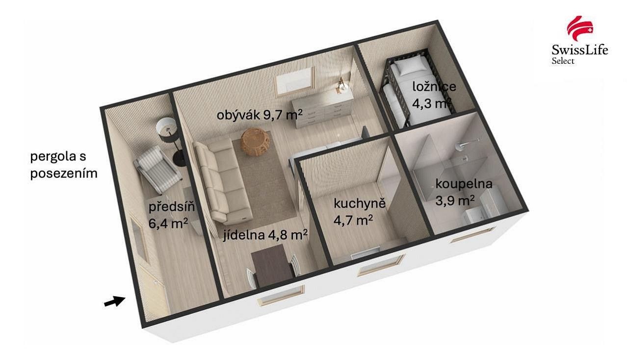 Prodej chalupa - Znojmo, 34 m² - 5