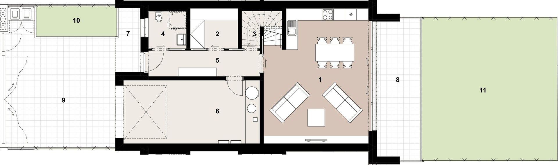 Rodinné domy, Penízovková, Praha, 153 m² - 2