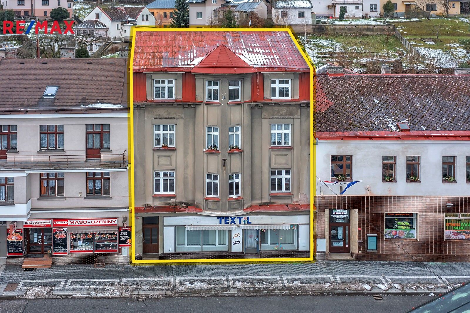 Činžovní domy, Regnerova, Úpice, 410 m²