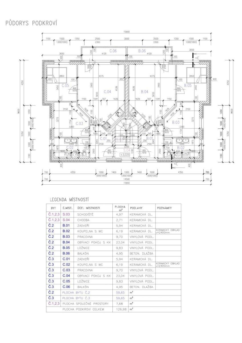 Byt 3+kk · 60 m² · Šternberská, Divišov - Divišov u Benešova, Středočeský kraj - 3