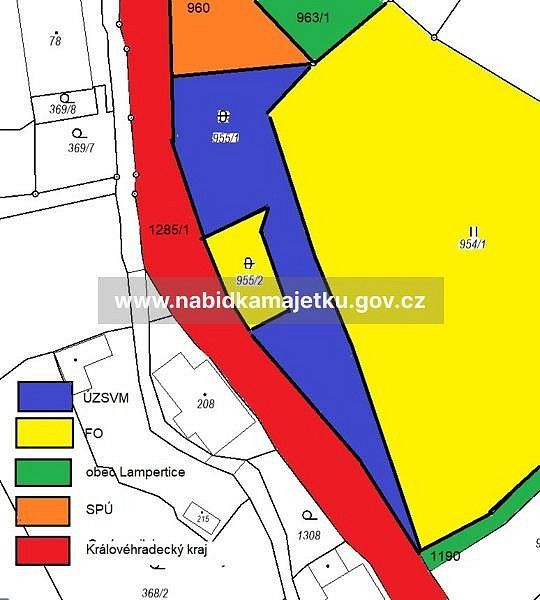 Prodej pozemek - Lampertice, okres Trutnov, Královéhradecký kraj - 5