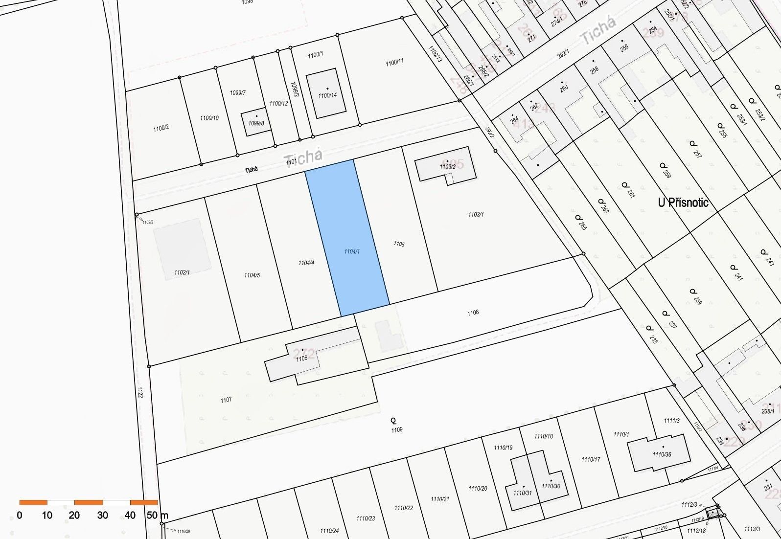 Prodej pozemek pro bydlení - Tichá, Žabčice