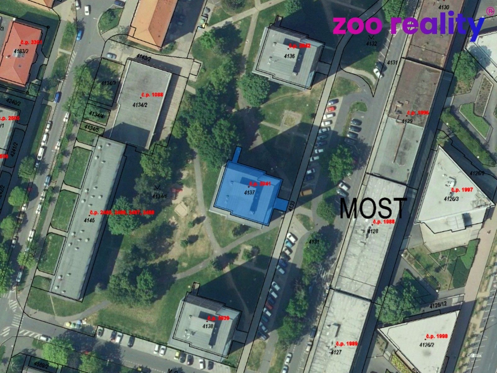 Prodej byt 2+1 - M. G. Dobnera, Most, 63 m²