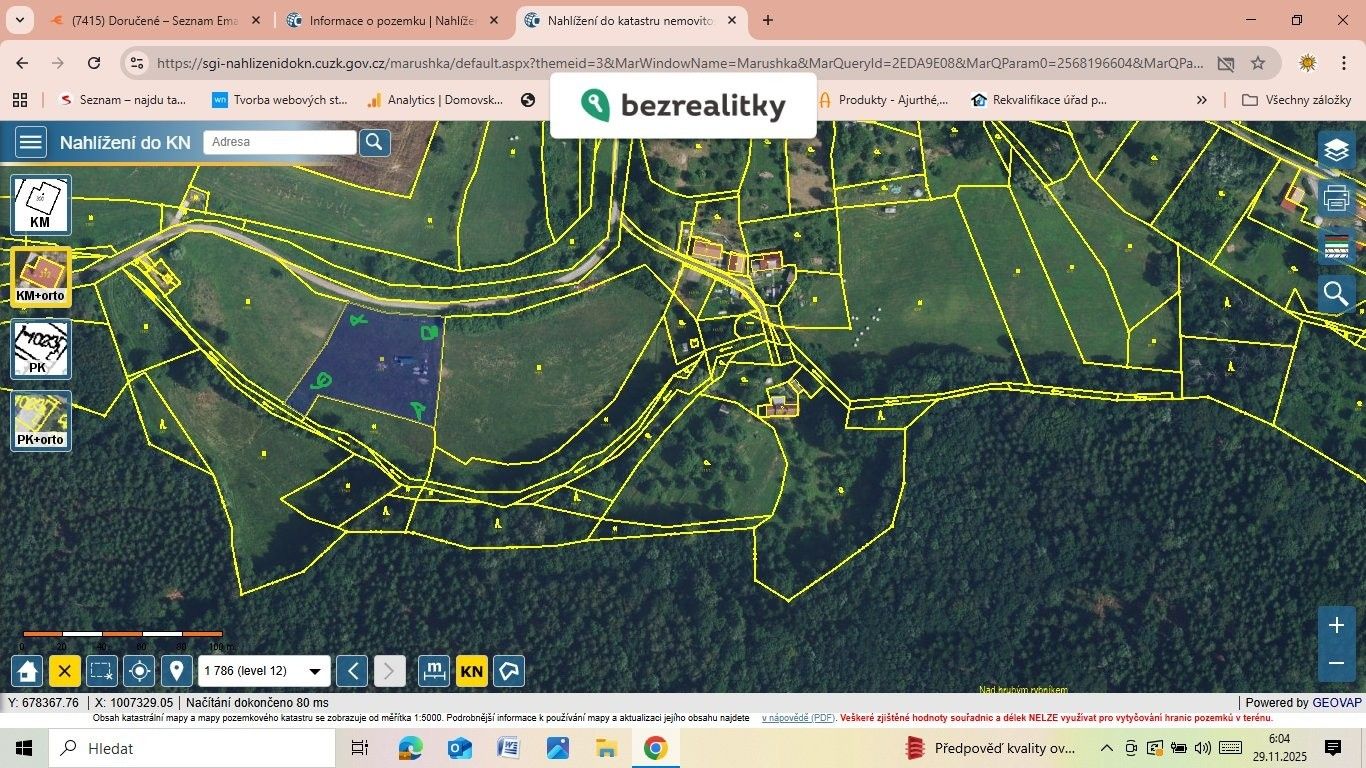 Prodej pozemek - Střeleč, Mladějov