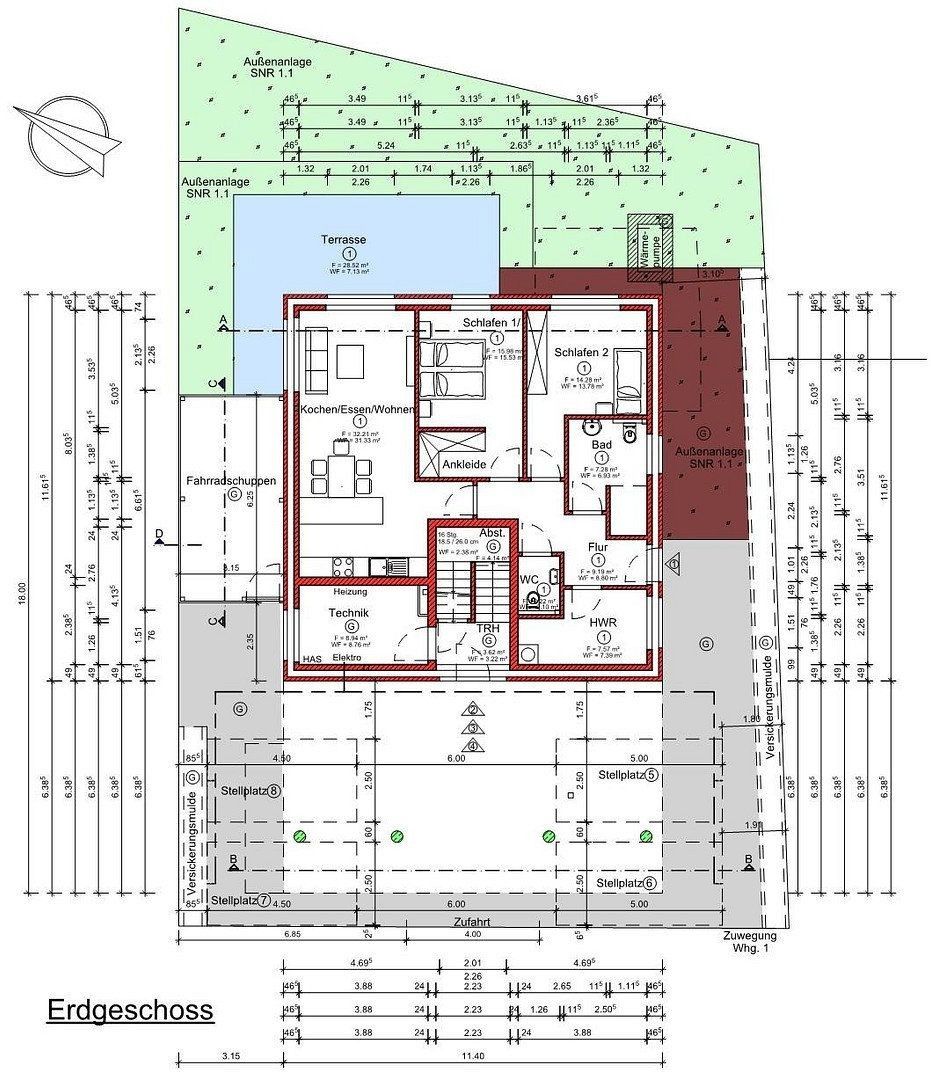 3+1, , Dolní Sasko, 114 m² - 1