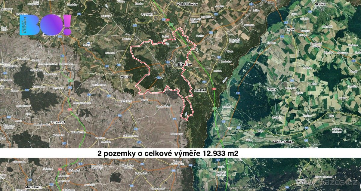 Prodej zemědělský pozemek - Břeclav, 690 02, 12 933 m²