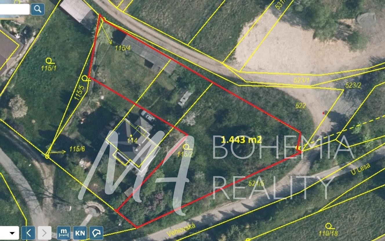 Prodej pozemek pro bydlení - Vehlovská, Mělník, 1 441 m²