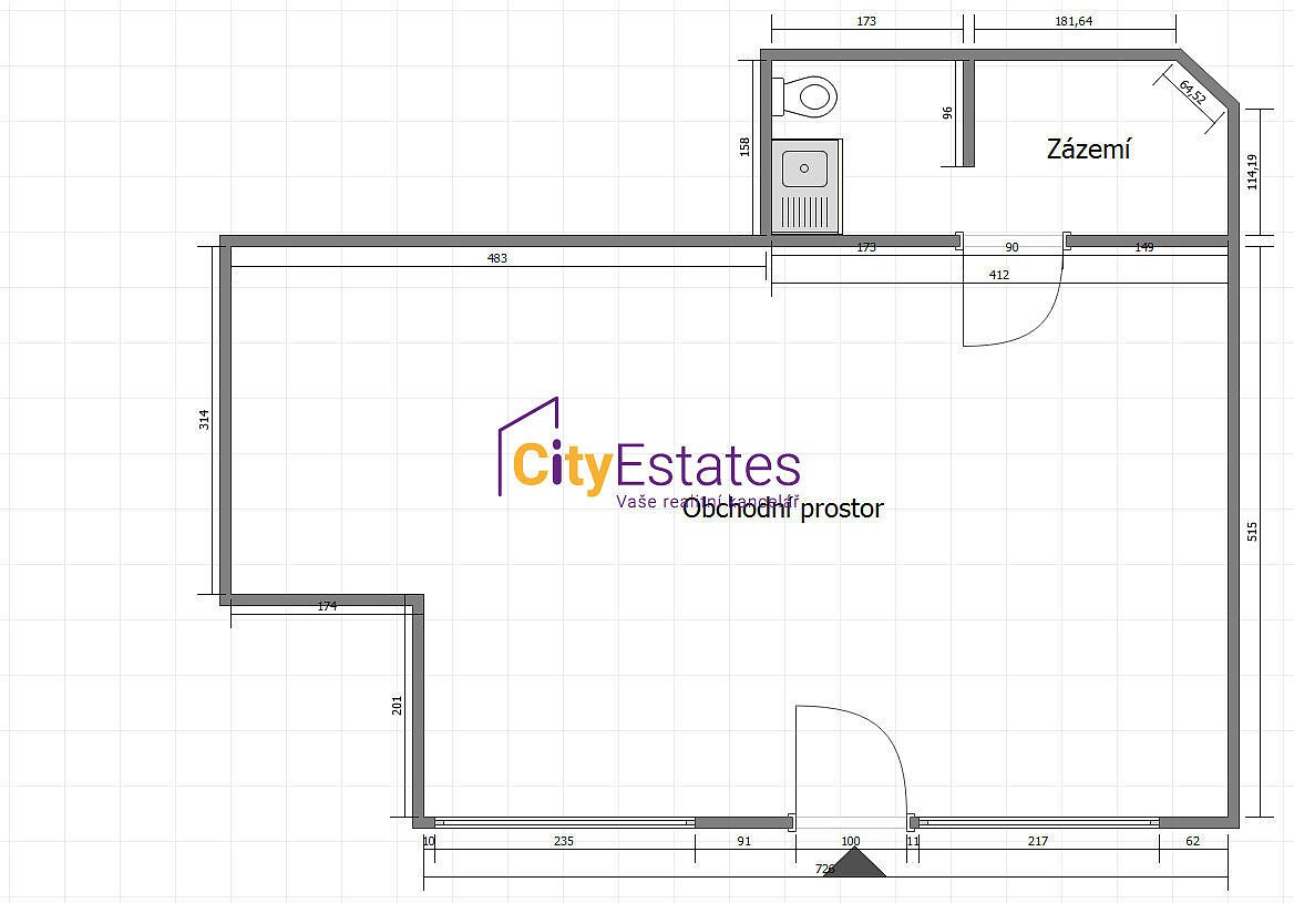 Obchodní prostory, Vršovická, Praha 10 - Vršovice, 50 m² - 2