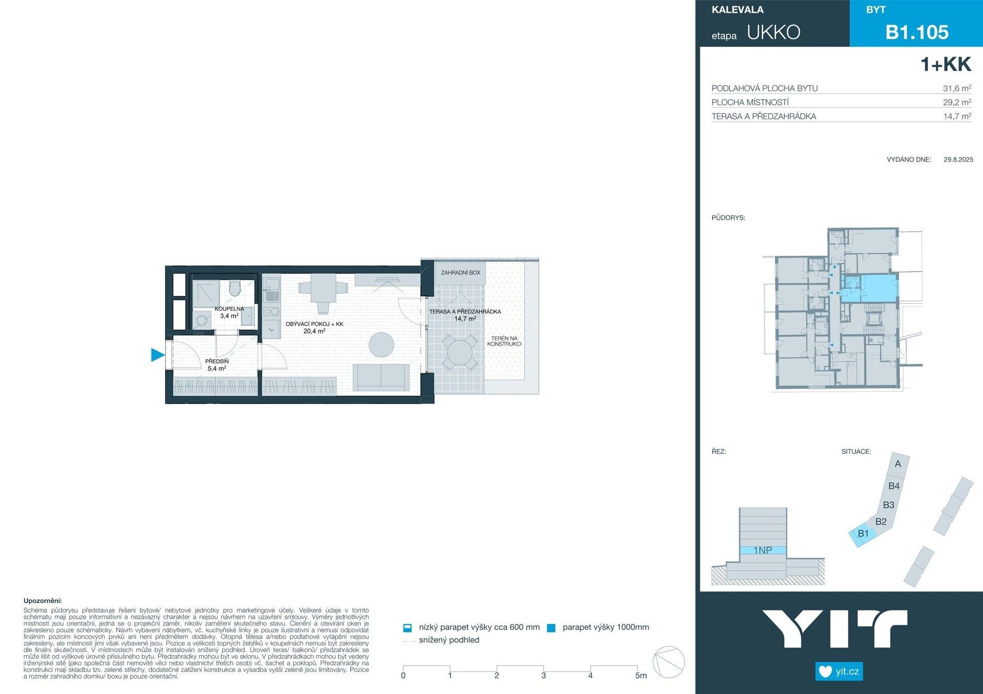 Prodej byt 1+kk - Brno, 29 m²