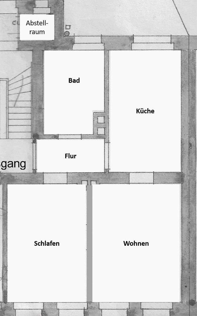 2+1, Gutenbergstrasse 25 Fürth Fürth Bayern 90766, 55 m² - 1