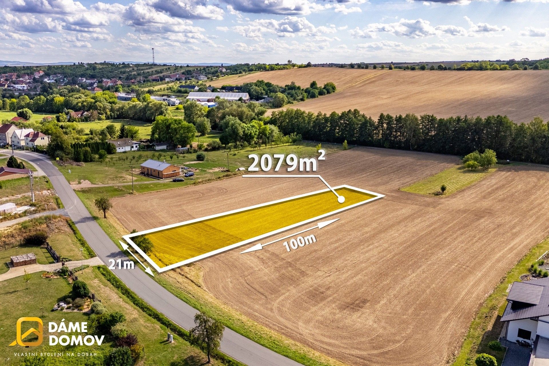Pozemky pro bydlení, Traplice, 2 079 m² - 2