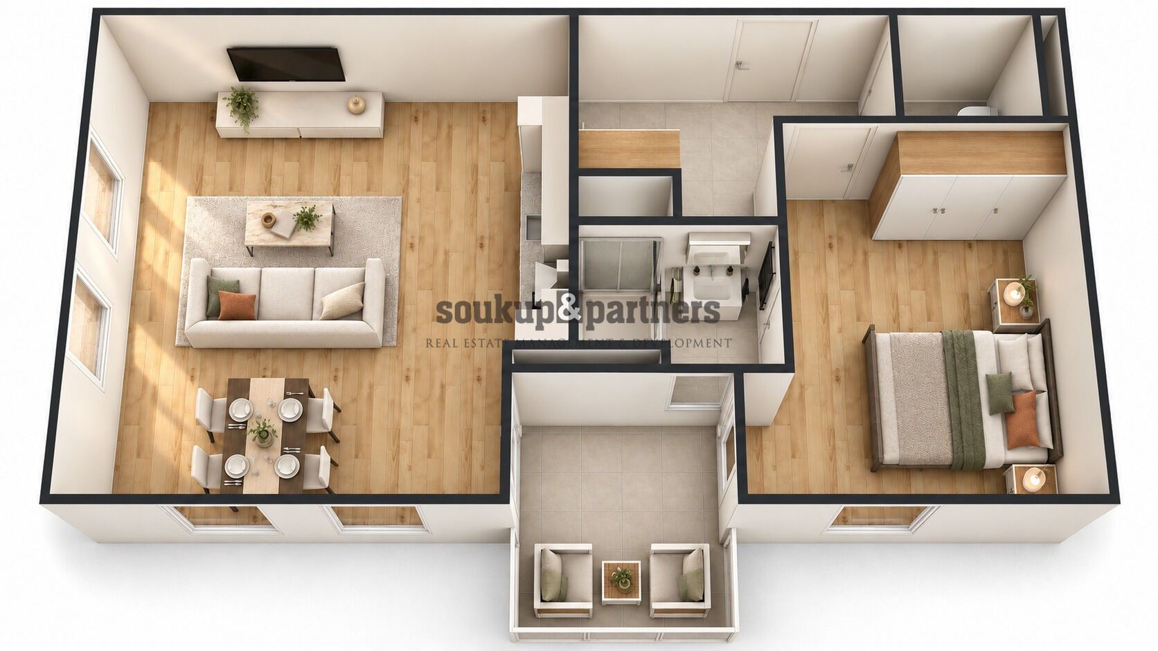 Byt 2+kk · 52 m² · Schránilova, Praha Hlubočepy - 3