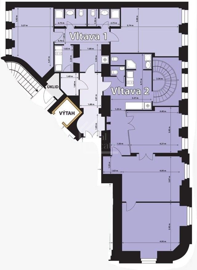 Kanceláře, Kořenského, Praha, 221 m²