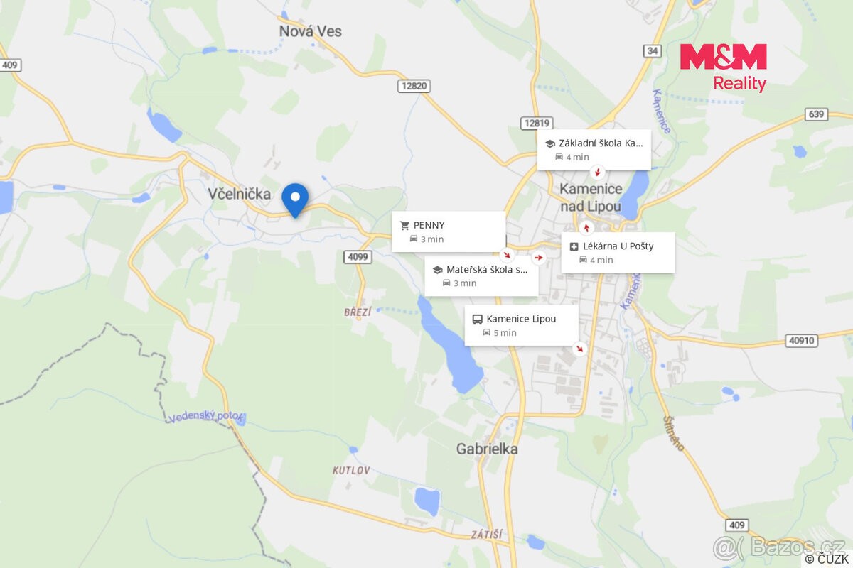 Pozemek pro bydlení · Kamenice nad Lipou, 394 70 - 3