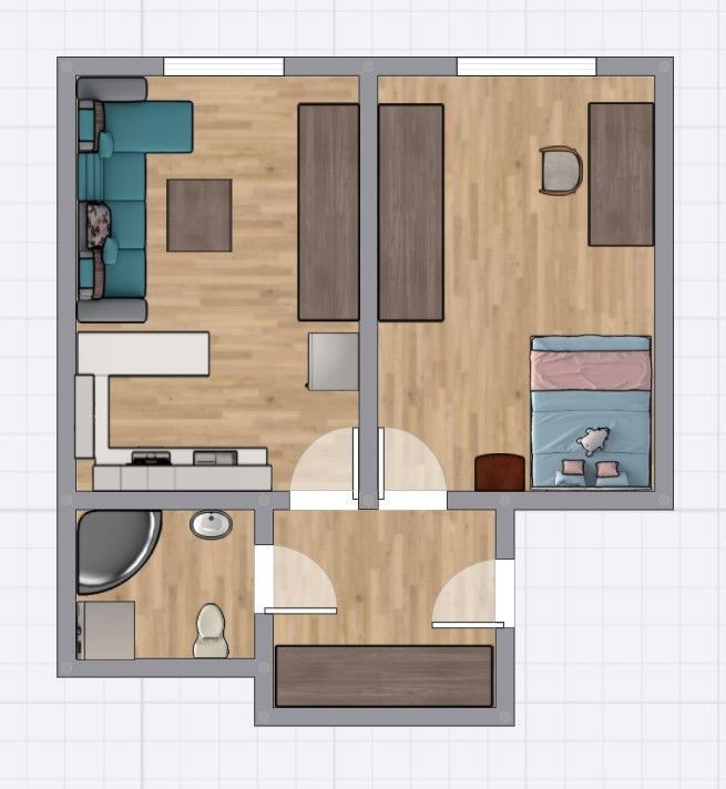 2+kk, Holandská, Praha - Vršovice, 44 m² - 1
