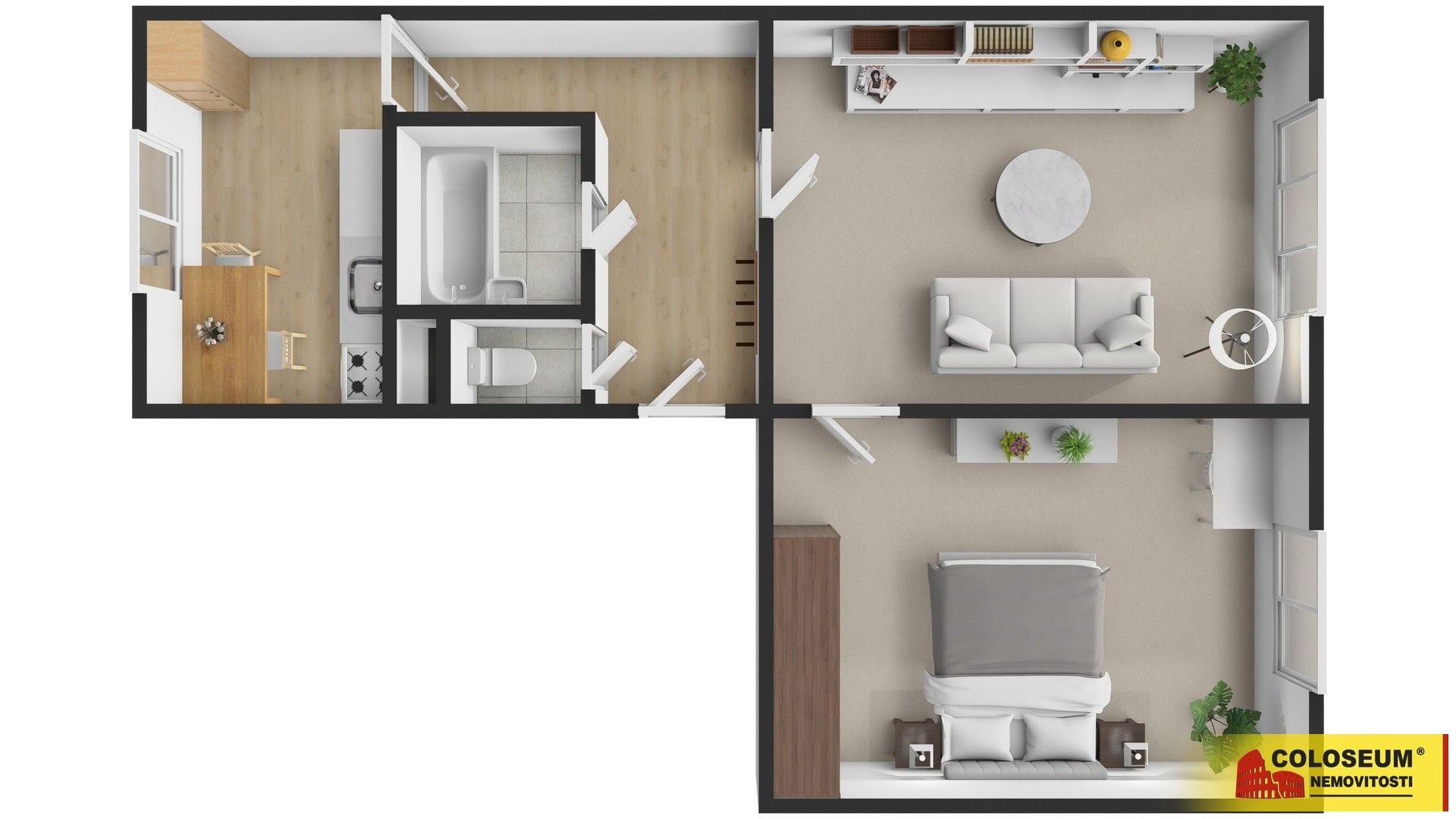 Prodej byt 2+1 - Uherský Brod, 56 m²