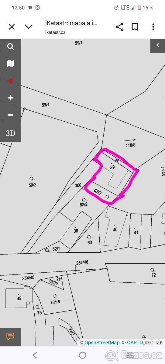 Pozemky pro bydlení, Nechanice, 503 15, 342 m²