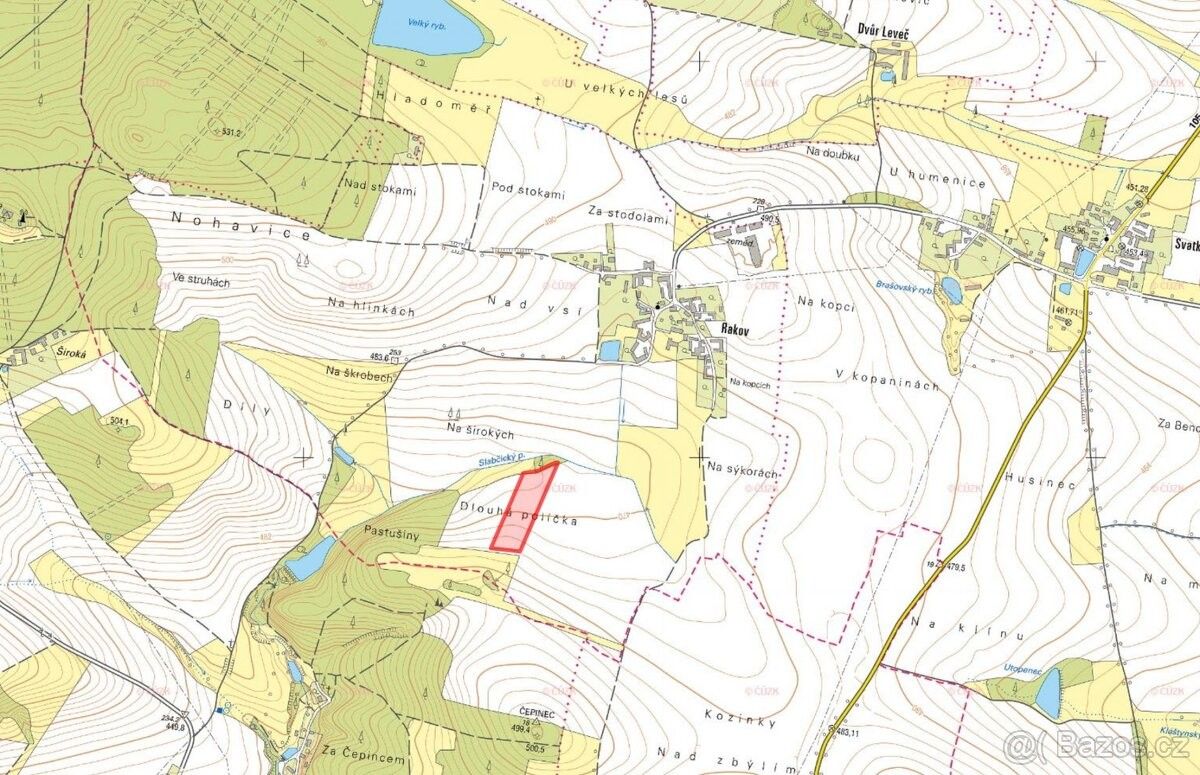 Prodej pozemek pro bydlení - Bernartice u Milevska, 398 43