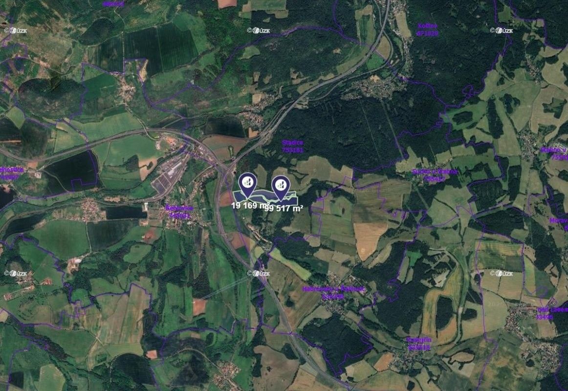 Louky, Řehlovice, 118 686 m² - 2