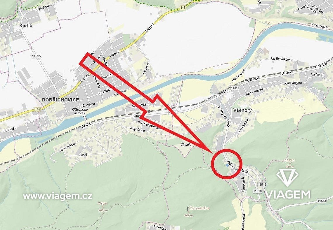 Zahrada, 820 m²