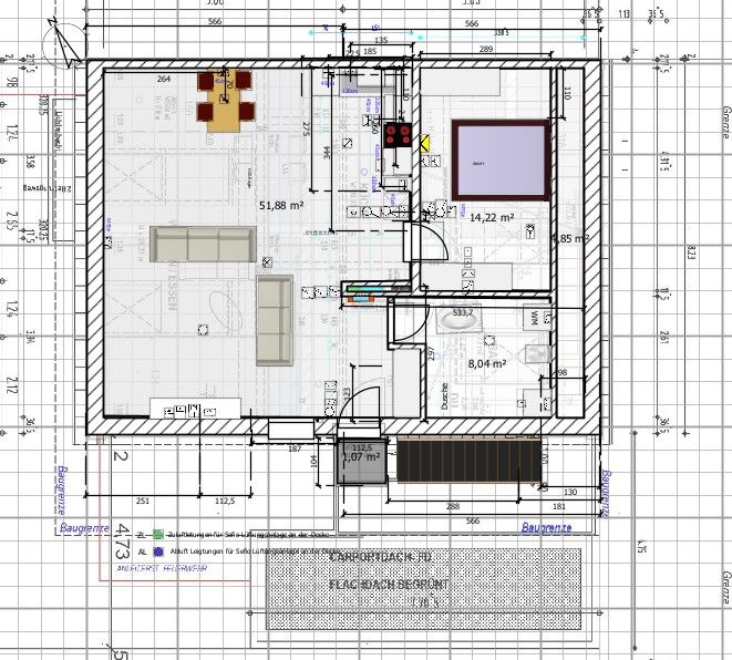 2+1, Leinstr. 10, , Bádensko-Württembersko, 65 m² - 2