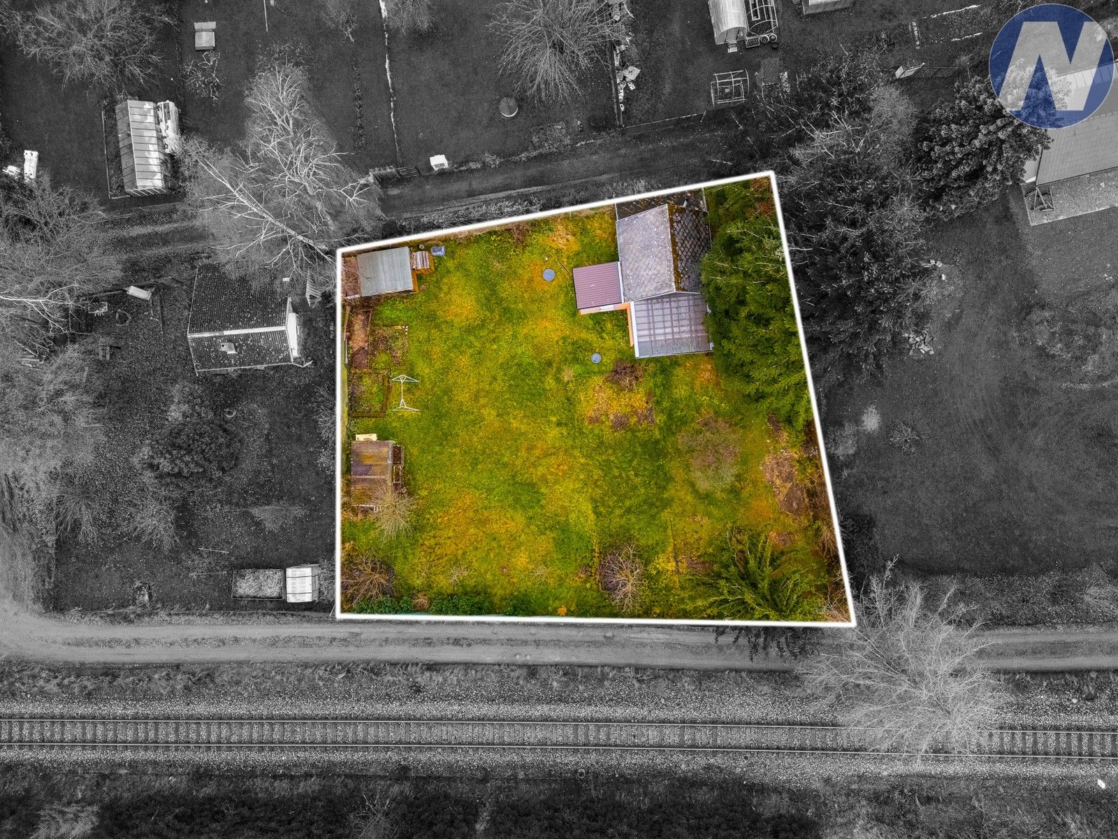 Prodej zahrada - Strunkovice nad Blanicí, 802 m²