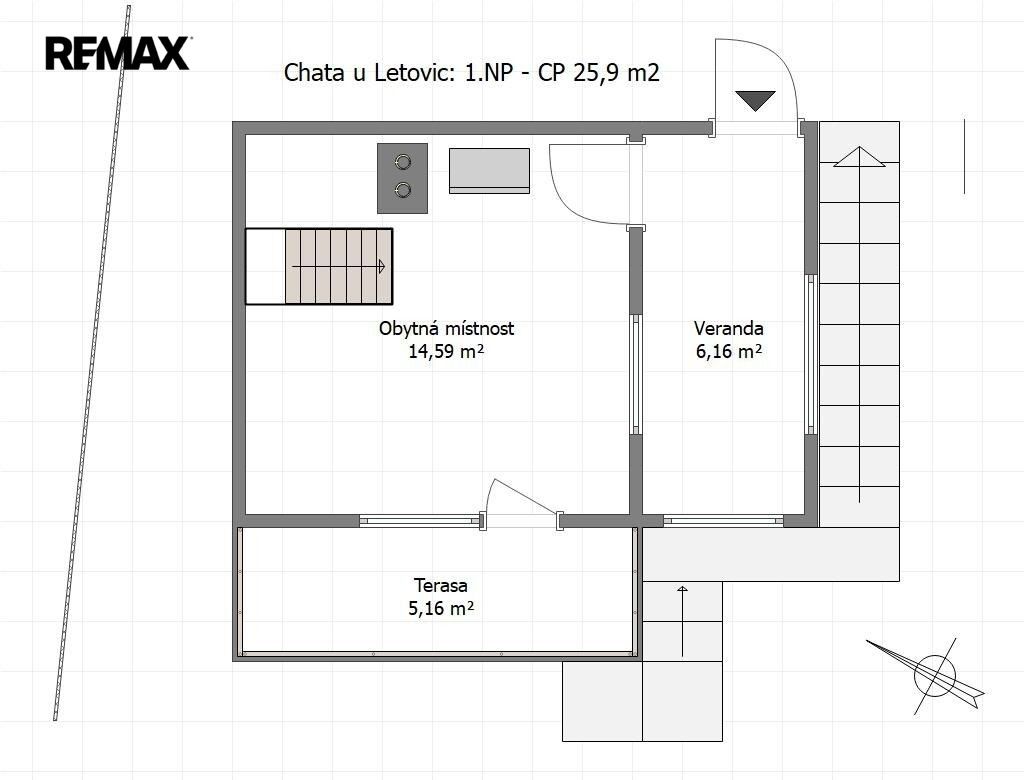 Chata · 37 m² · Letovice - 3