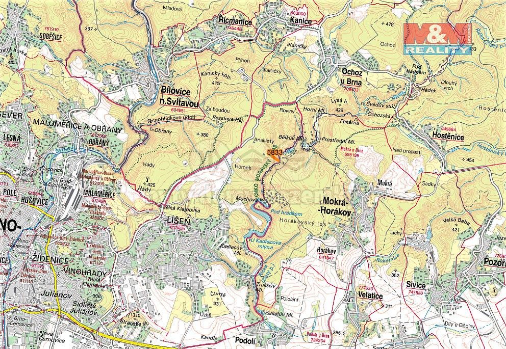 Prodej les - Brno - Líšeň, okres Brno-město, Jihomoravský kraj - 5