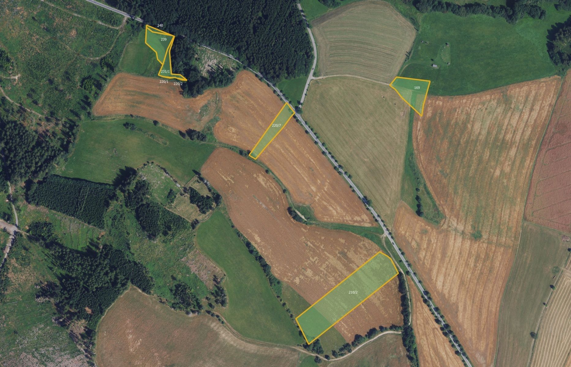Zemědělský pozemek, 25 411 m²