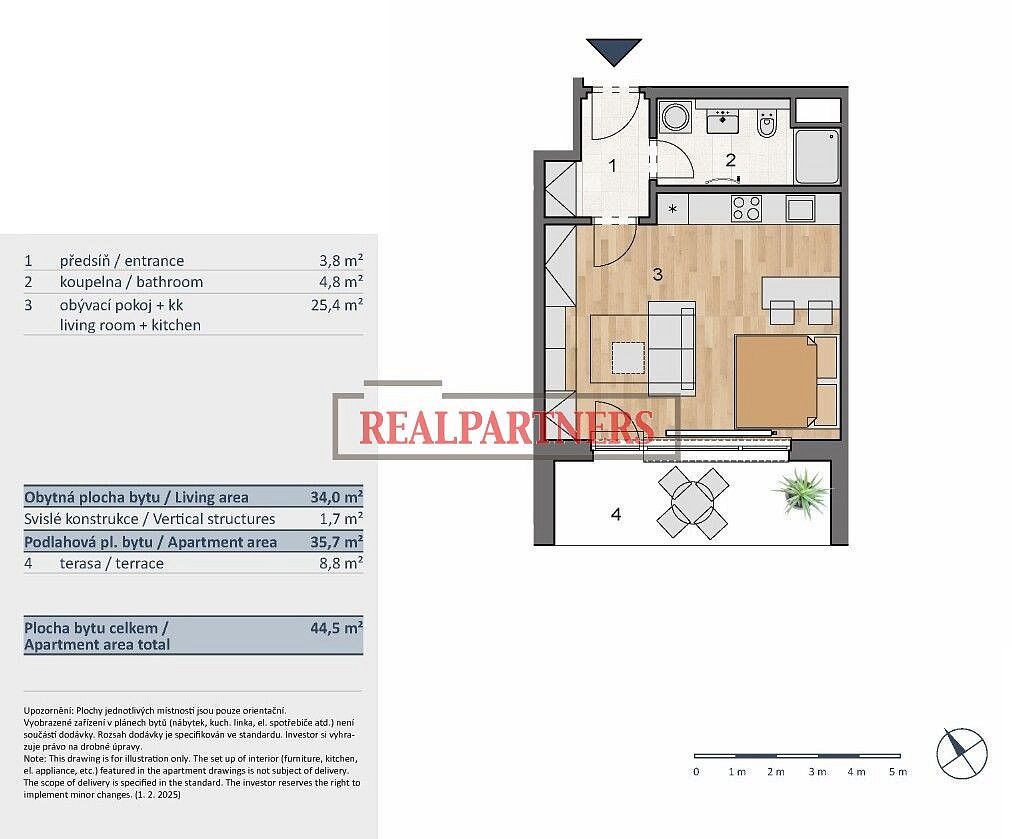1+kk, Praha - Čimice, okres Praha 8, Hlavní město Praha, 44 m² - 2