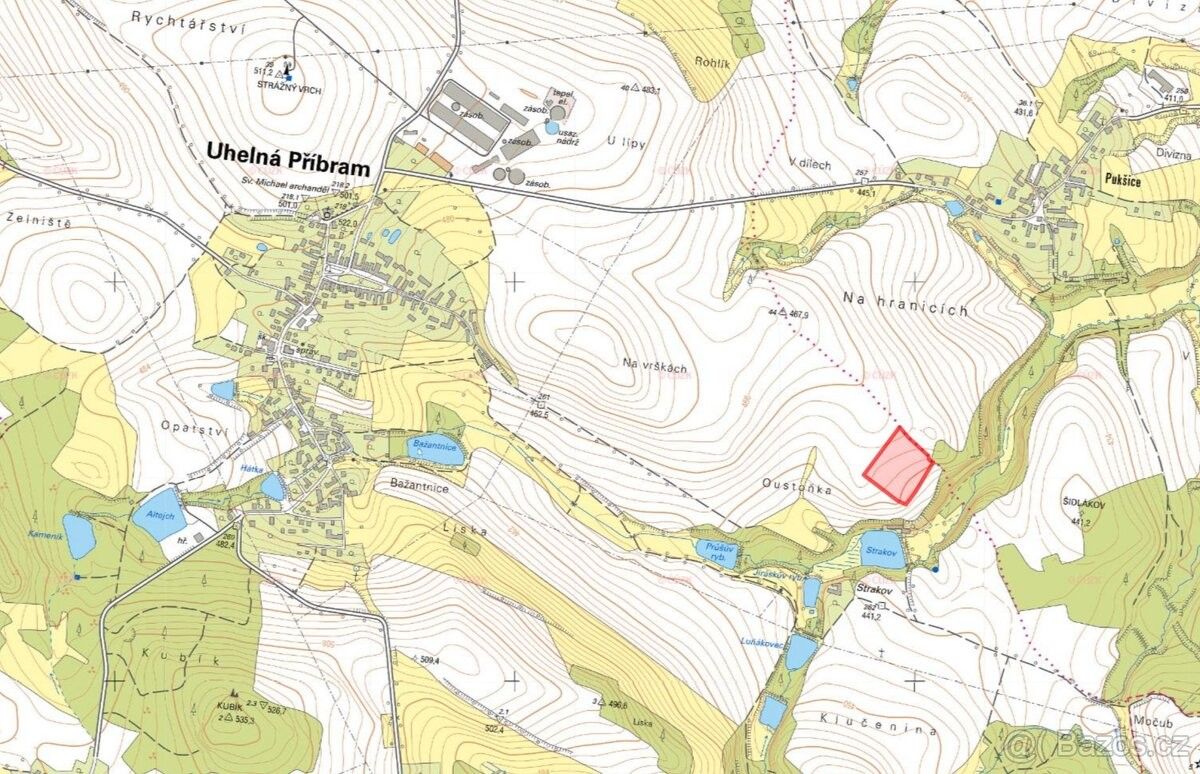 Prodej pozemek pro bydlení - Uhelná Příbram, 582 45