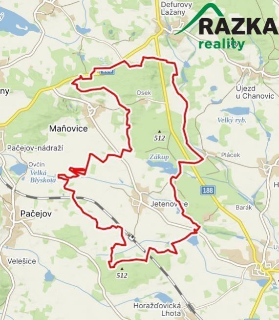 Prodej zemědělský pozemek - Jetenovice, Velký Bor, 12 986 m²