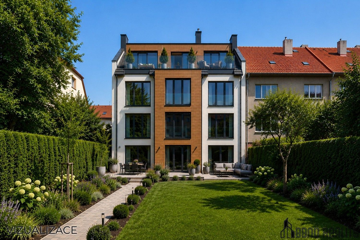 Rodinné domy, Sovinec, Brno - Štýřice, 168 m² - 1