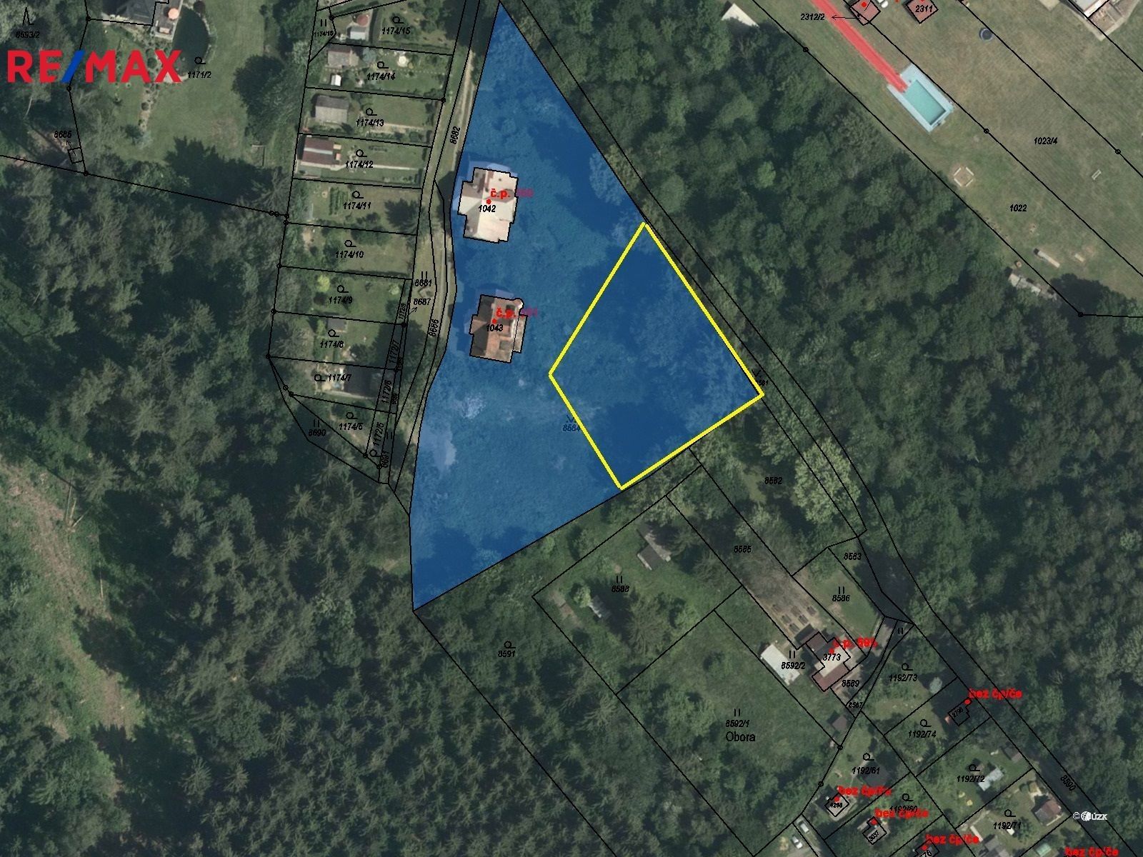 Pozemky pro bydlení, Lanškroun, 1 956 m²