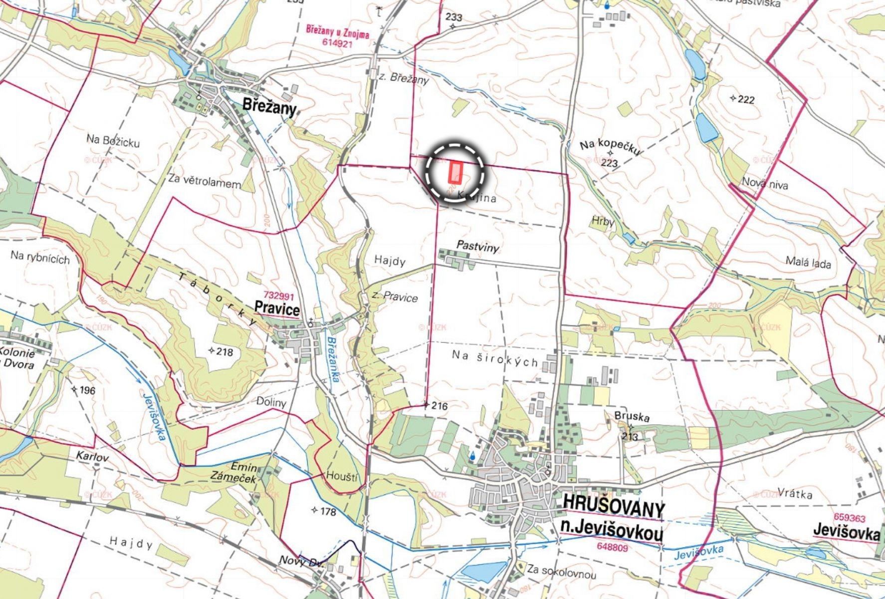 Prodej zemědělský pozemek - Hrušovany nad Jevišovkou