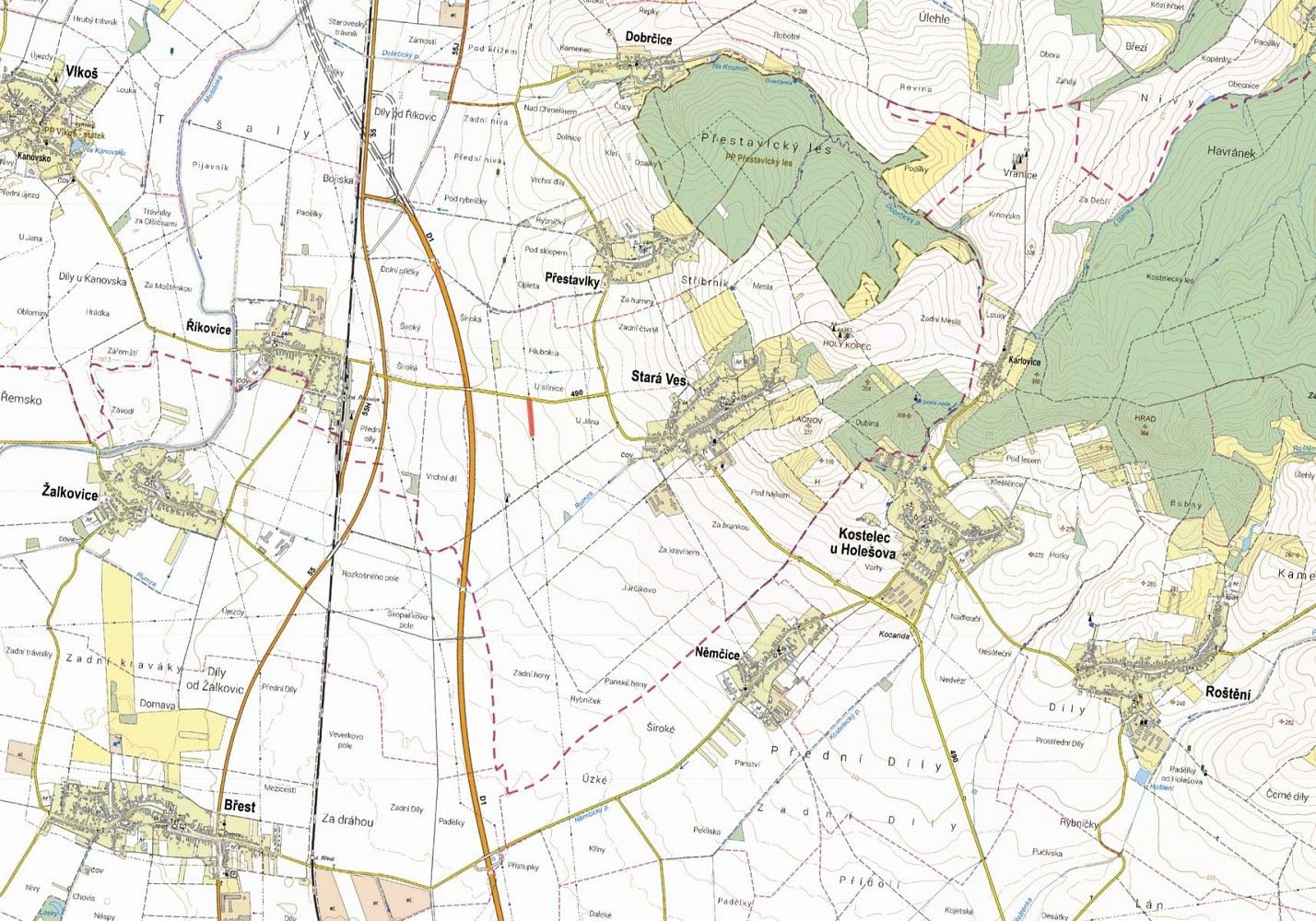 Zemědělské pozemky, Stará Ves, okres Bruntál - 2