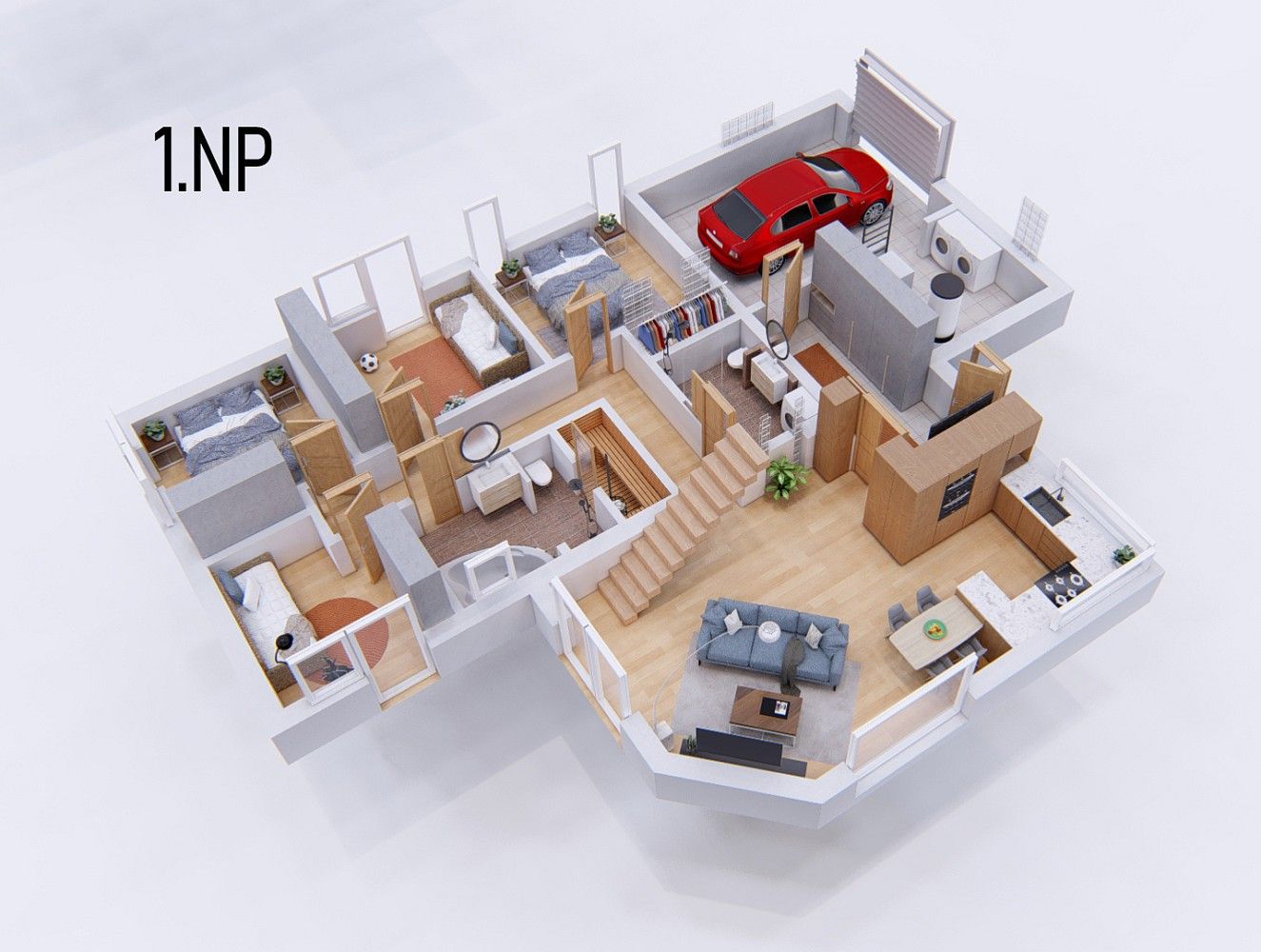 Prodej rodinný dům - Zalužany, okres Příbram, Středočeský kraj, 257 m² - 5