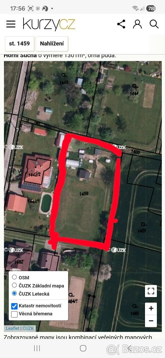 Prodej pozemek pro bydlení - Horní Suchá, 735 35