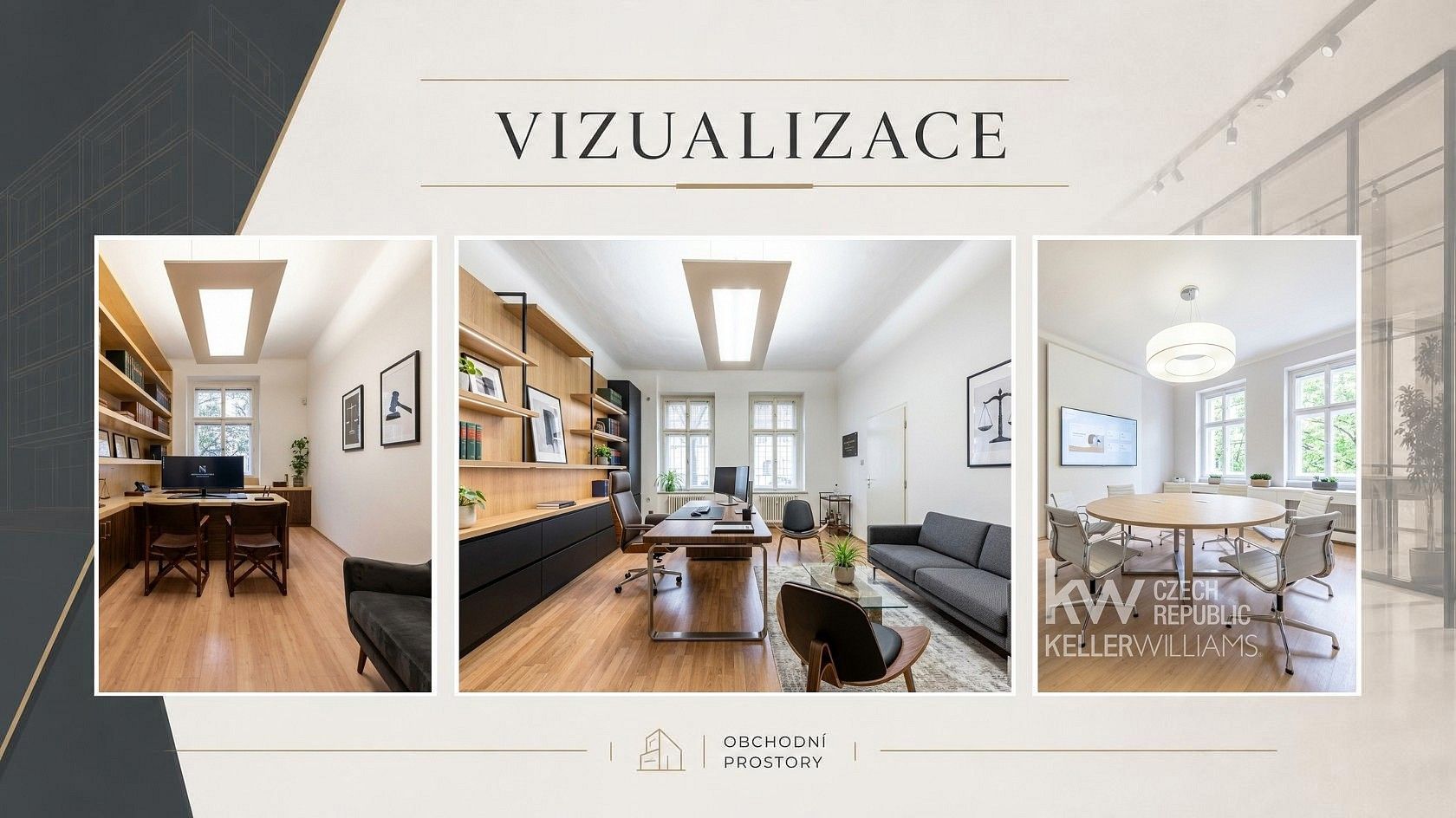 Obchodní prostory, Jana Zajíce, Praha 7 - Bubeneč, 270 m² - 2