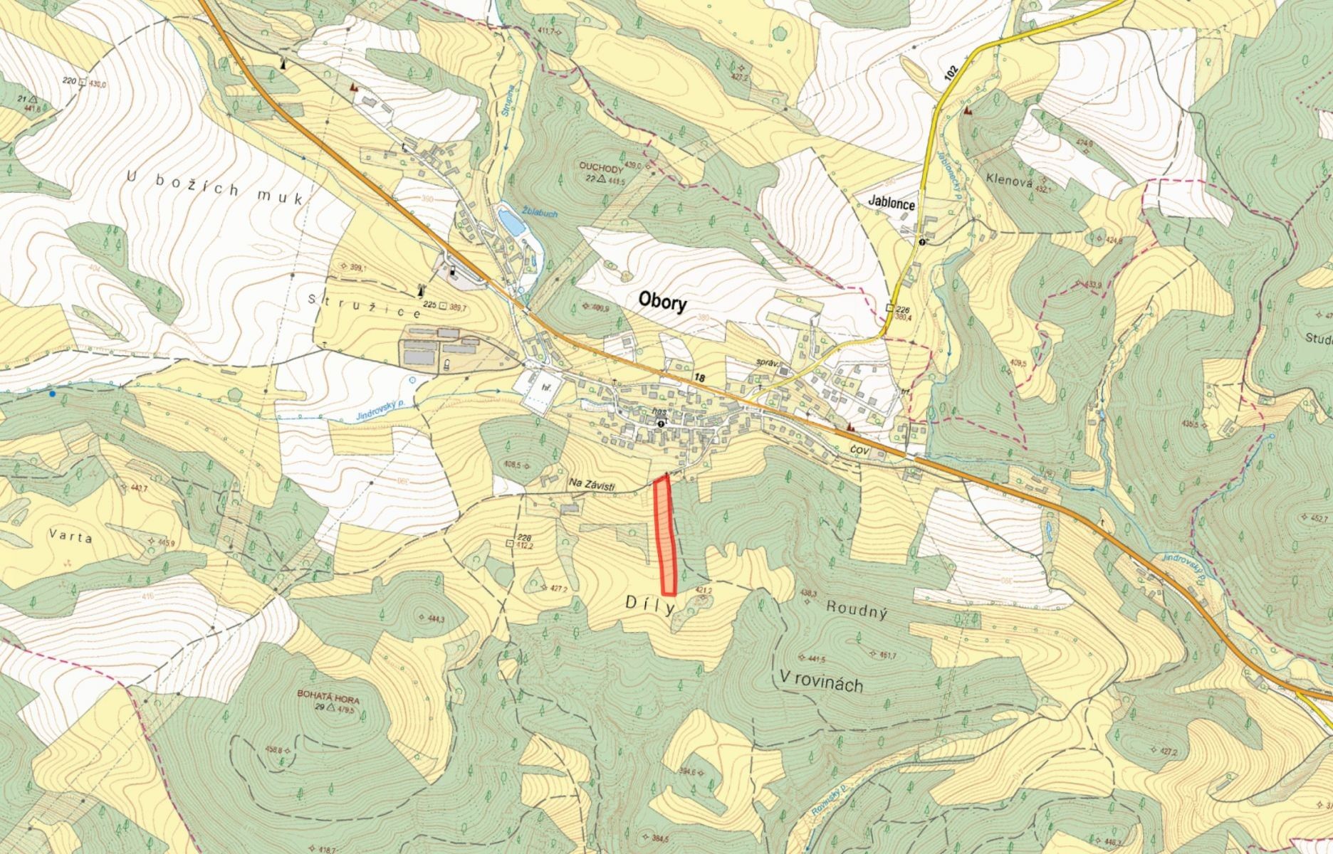 Zemědělské pozemky, Obory - 2