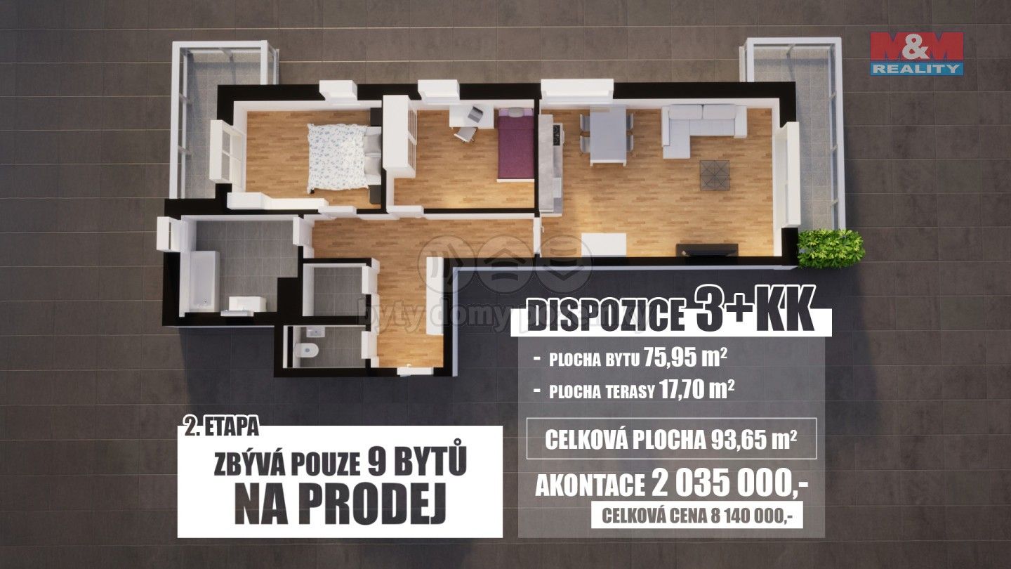 Prodej byt 3+kk - Jezdecká, Jablonec nad Nisou, 76 m²