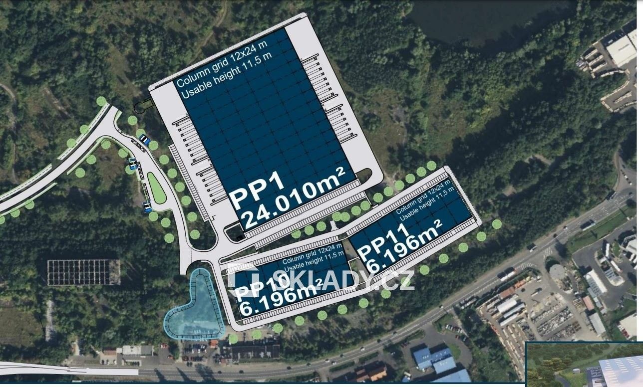 Pronájem sklad - Ústí nad Labem, 6 100 m² - 5