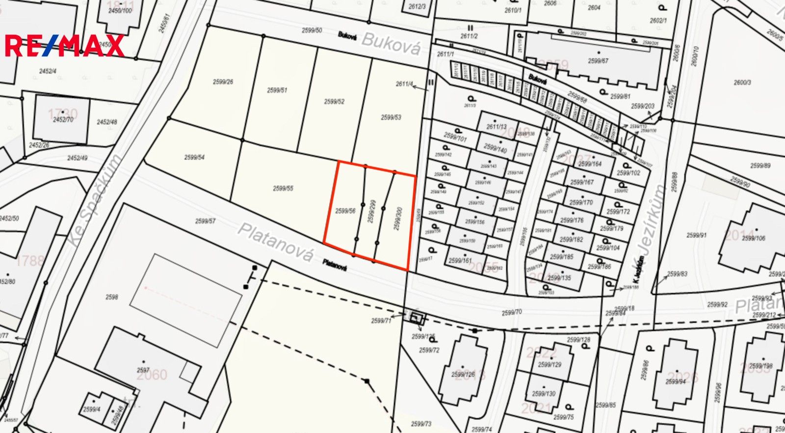 Prodej pozemek pro bydlení - Platanová, České Budějovice, 839 m²
