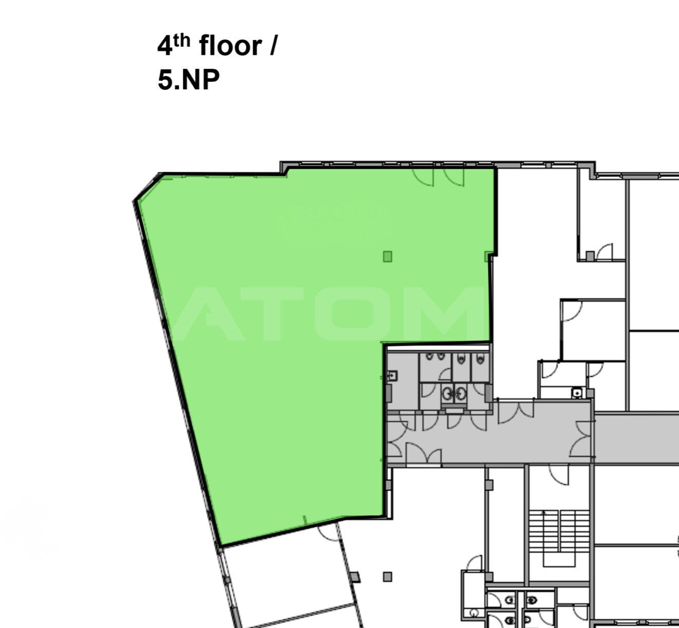 Pronájem kancelář - Klimentská, Praha, 259 m²