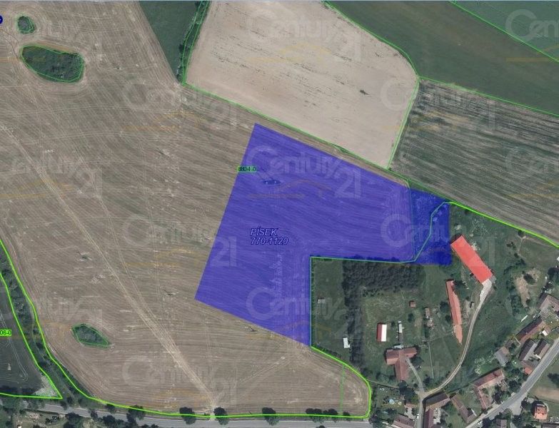 Zemědělské pozemky, Písek, 397 01, 11 035 m²