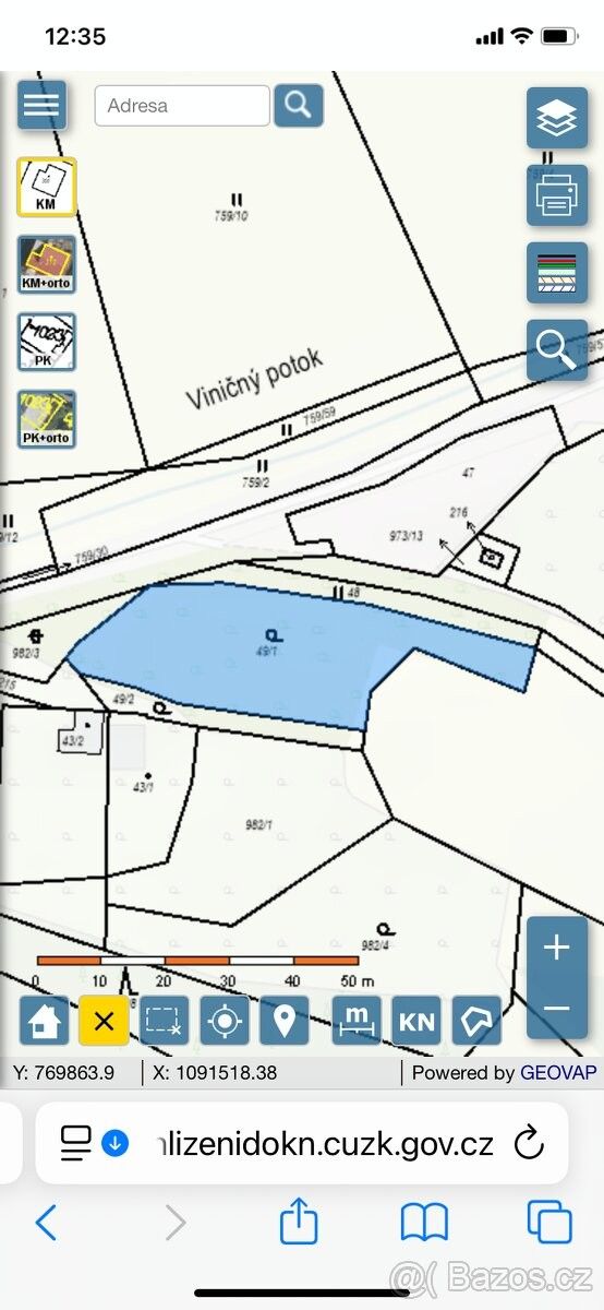 Prodej zahrada - Brandýs nad Labem-Stará Boleslav, 250 01