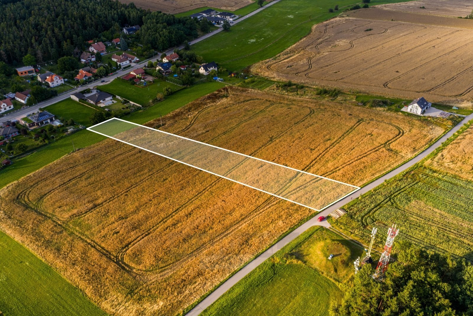 Prodej pozemek pro bydlení - Zastávka-Budějovická 190, Vrábče, 5 135 m² - 5